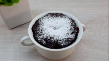 Csokoládé csésze sütemény ( mikrós )