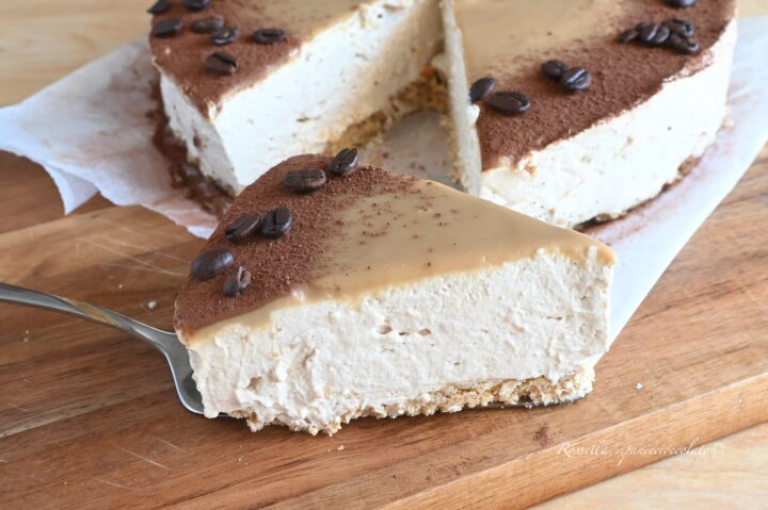 Kávés sajttorta ( sütés nélküli )