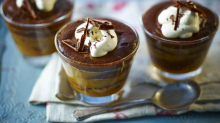 Sós karamell és csokoládé mousse