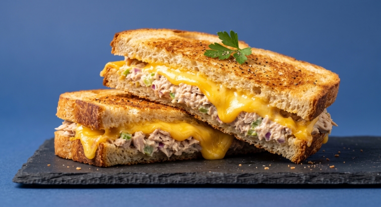 Füstös-mézes almás melegszendvics (Grilled Cheese)