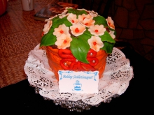 Cserepes virág - Hólabda torta
